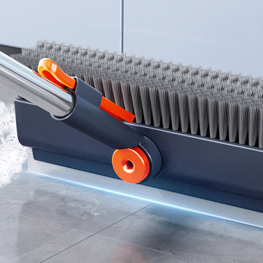 Floor Scrub Brush with Long Handle, cleaning brush,3 in 1 Scrape and Heavy-Duty Stiff Bristle Scrubber Brush for Cleaning Shower Bathroom, Patio, Garage, Kitchen, Wall and Deck,Christmas Gifts