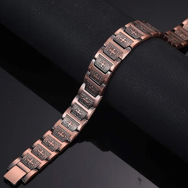 Cross Double Row Magnetic Bracelet - Found your stress-relief secret, Magnetic Wellness Boost