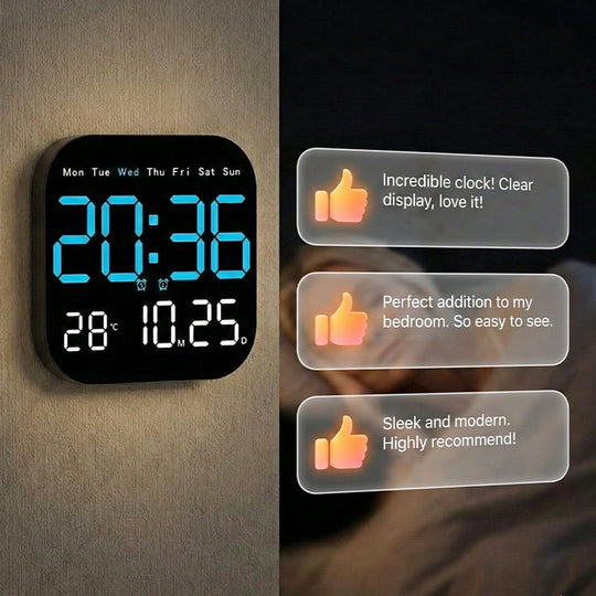 Multifunctional Digital Alarm Clock for Home & Office