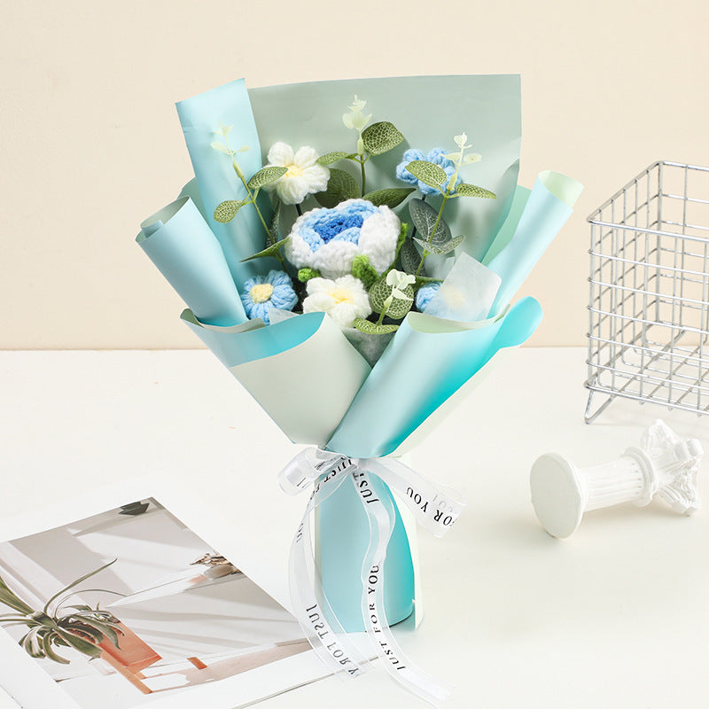 💕Mother's Day Special Sale 50% OFF!💕Handmade Delicate Crochet Flower Bouquet