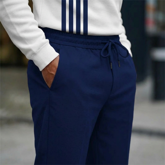 ⏳LAST DAY SALE 50% OFF💕Men's Graphic Print Pullover & Pants Set