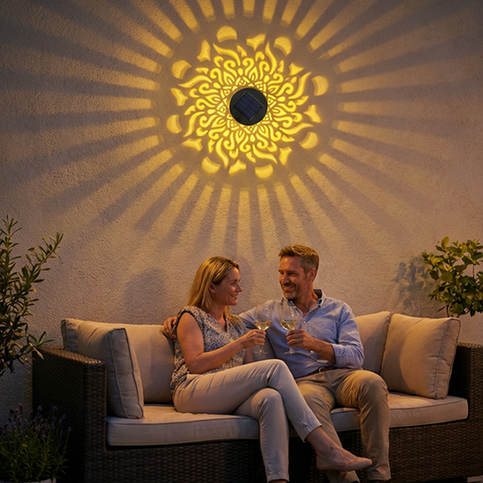 📢📢57% OFF !!!⏰Solar-Powered Mandala Projector Light