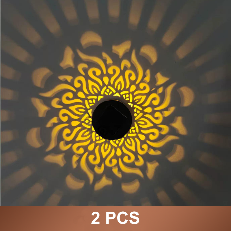 📢📢57% OFF !!!⏰Solar-Powered Mandala Projector Light