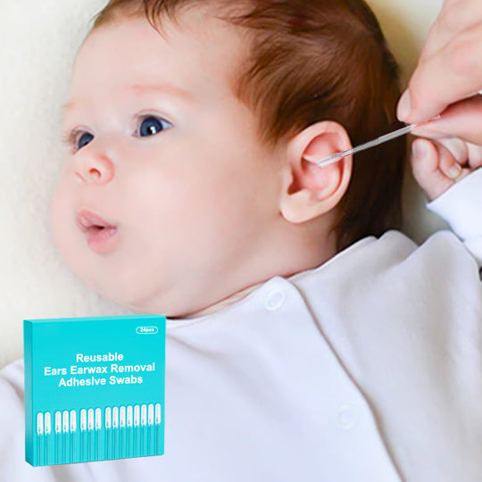 👂🏻🍭Reusable Earwax Removal Adhesive Swabs