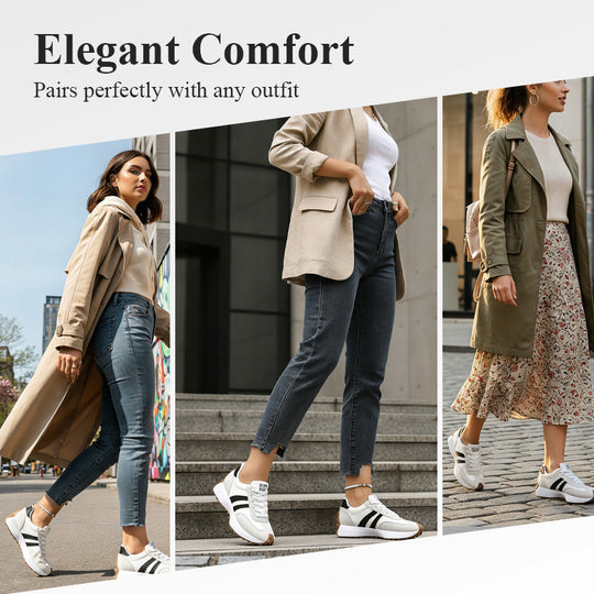 Womens Orthopedic Trainers Running Shoes Air Cushion Athletic Sports Lightweight Tennis Walking Sneakers Casual Mesh Breathable Ladies Fashion Plantar Fasciitis Jogging Shoes