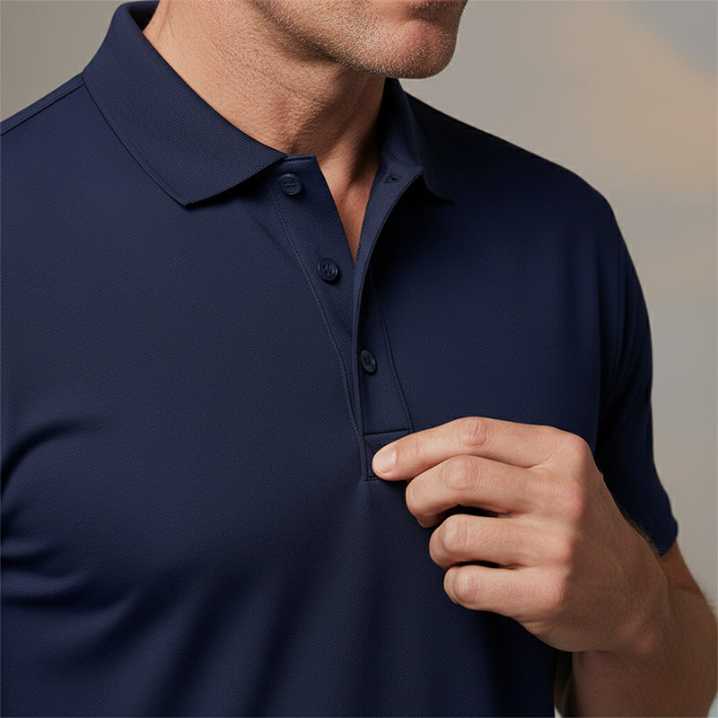 🥳2026 HOT SALE🥳💞50K+ SOLD!👔⚡ 50% OFF!👕Men's Quick-Dry Short-Sleeve Lapel T-Shirt