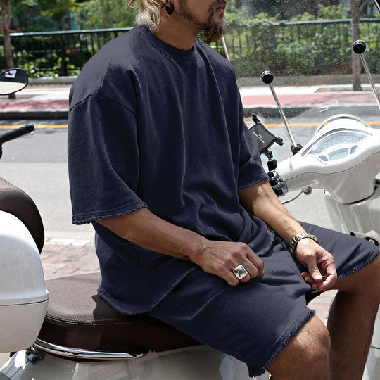 💎 -50% ON SOLID COLOR SPORTS SETS! 💎 Moisture-Wicking Comfort, Loose Fit & Perfect for Gym to Street 🏃‍♂️👕