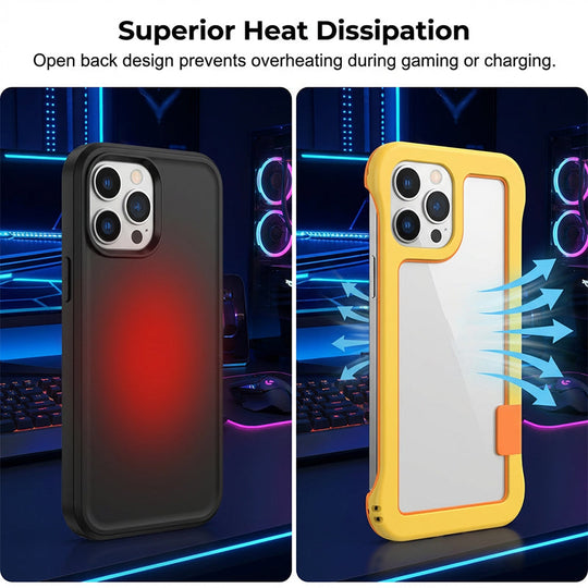 🔥Only today！SAVE 60%🎉Hollow-Out Heat Dissipation Bumper Case 📱