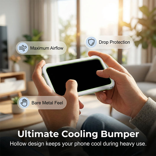 🔥Only today！SAVE 60%🎉Hollow-Out Heat Dissipation Bumper Case 📱