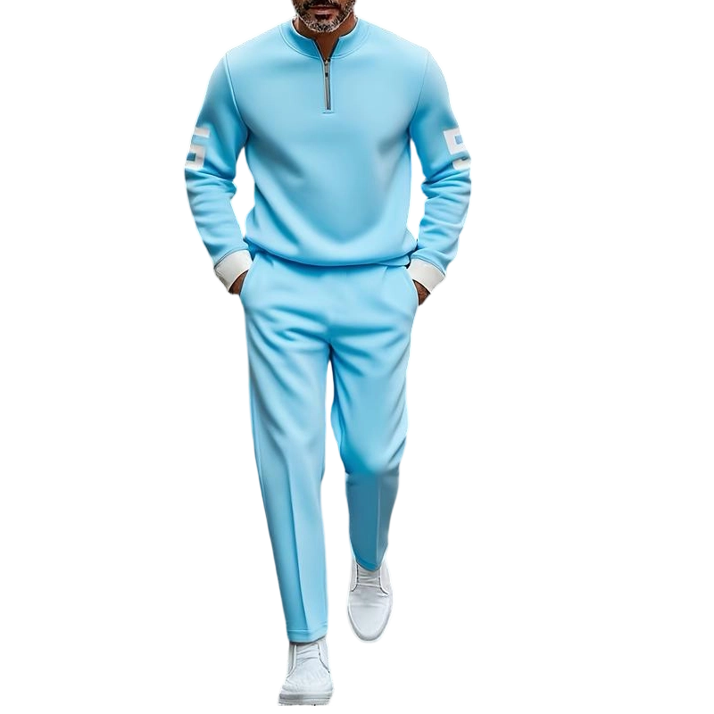 📢📢50% OFF ⏰Men's Half-Zip Top & Pants 2-Piece Set