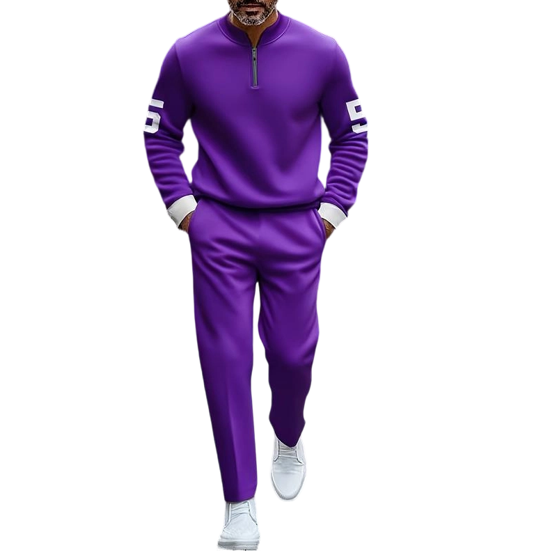 📢📢50% OFF ⏰Men's Half-Zip Top & Pants 2-Piece Set