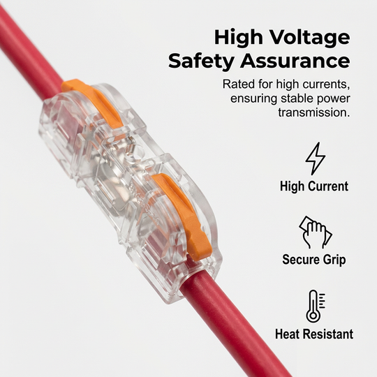 ⚡ 49% OFF TOOL-FREE TERMINALS! ✨ Tool-free installation & secure copper connection for all cable types 🔌