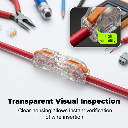⚡ 49% OFF TOOL-FREE TERMINALS! ✨ Tool-free installation & secure copper connection for all cable types 🔌