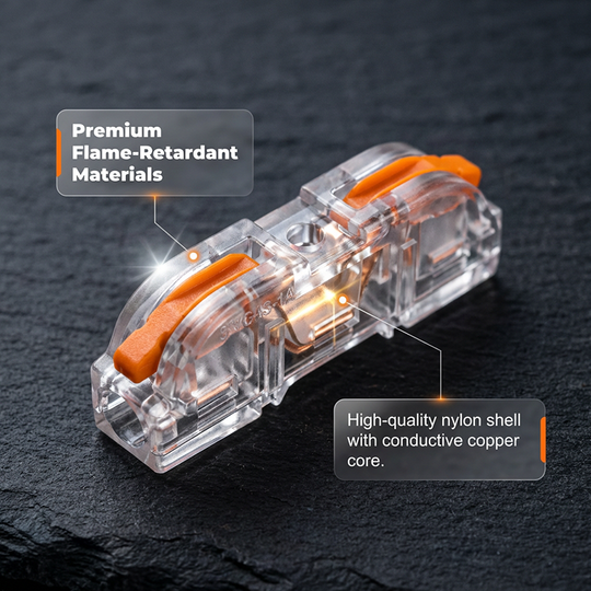 ⚡ 49% OFF TOOL-FREE TERMINALS! ✨ Tool-free installation & secure copper connection for all cable types 🔌