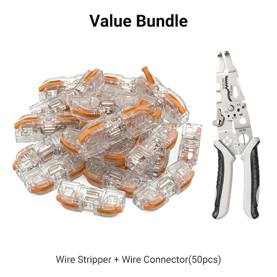 ⚡ 49% OFF TOOL-FREE TERMINALS! ✨ Tool-free installation & secure copper connection for all cable types 🔌