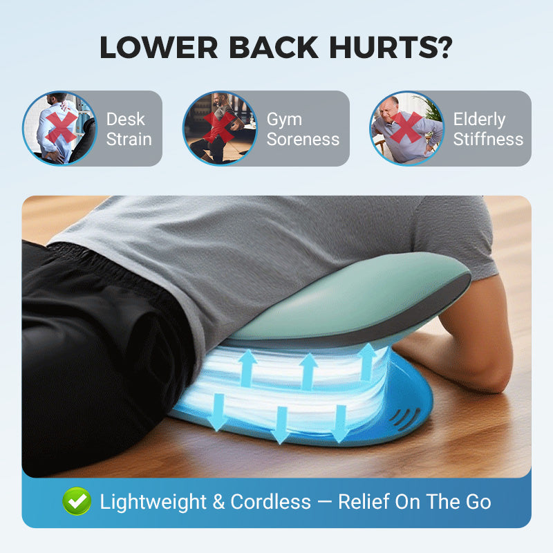 Rechargeable Electric Lumbar Massager with Heat