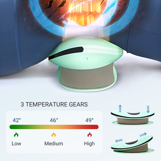 Rechargeable Electric Lumbar Massager with Heat