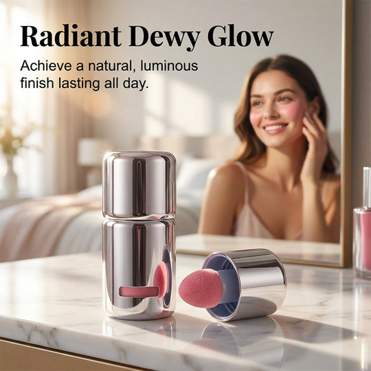 Aztk Liquid Blush, Jelly Color Liquids Blushes with Sponge Head