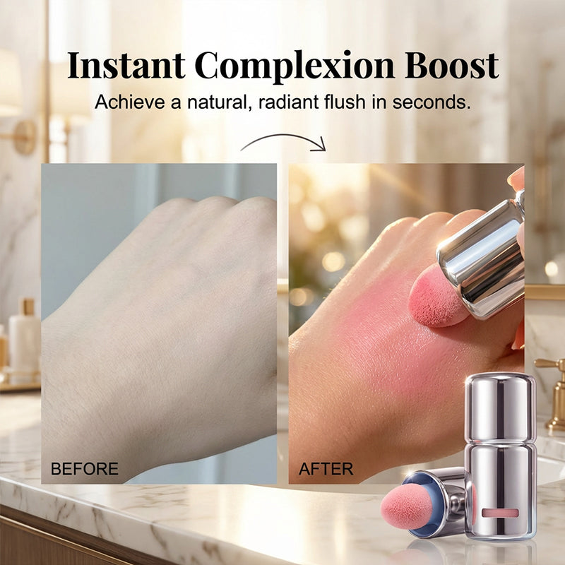 Aztk Liquid Blush, Jelly Color Liquids Blushes with Sponge Head
