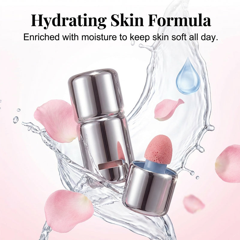 Aztk Liquid Blush, Jelly Color Liquids Blushes with Sponge Head