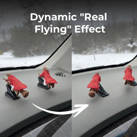🚗Magical Broomstick Car Dashboard Ornament