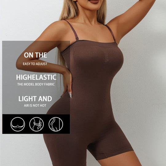 Women’s Seamless Body Shaper with Removable Strap