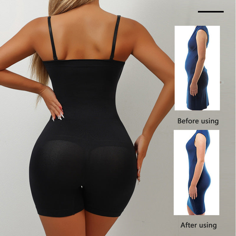 Women’s Seamless Body Shaper with Removable Strap
