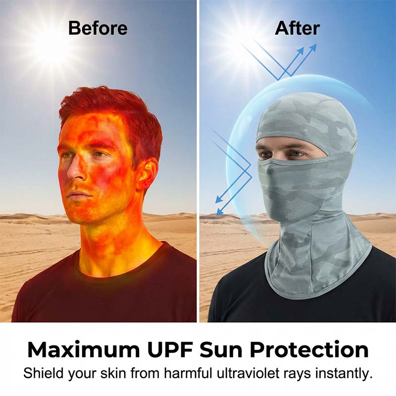 UV Protective Breathable Balaclava for Cycling