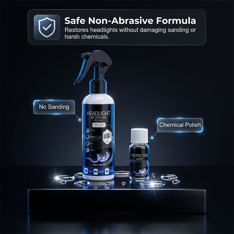 Professional Car Headlight Restoration Kit