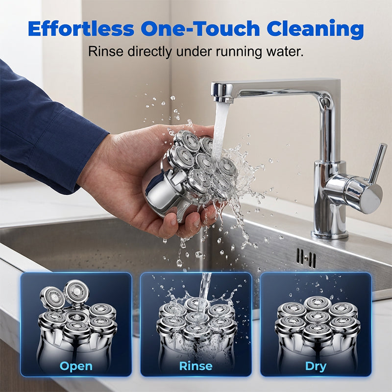 2026 Trending🔥Huge Discount! Wet/Dry Waterproof Rotary Shaver⚡