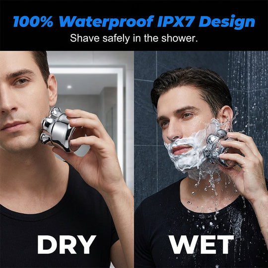 2026 Trending🔥Huge Discount! Wet/Dry Waterproof Rotary Shaver⚡