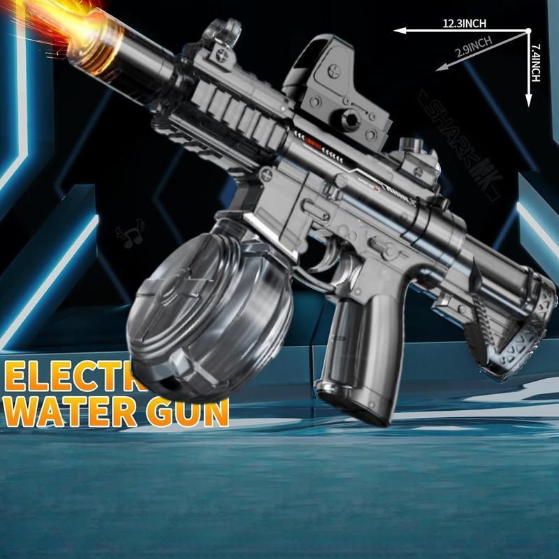 Automatic Electric Water Gun with High-Capacity Drum