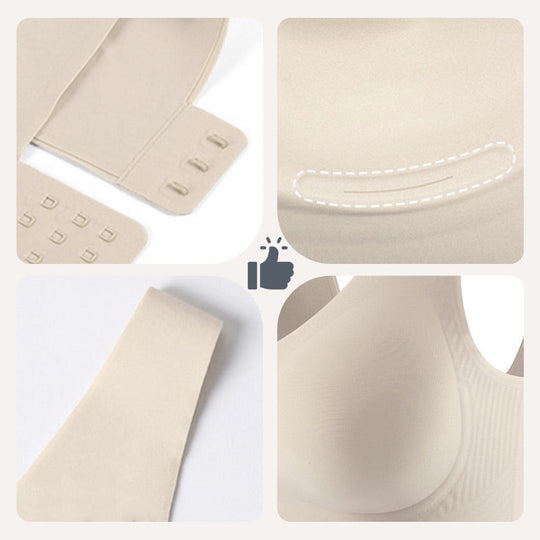 High Stretch Wide Straps Seamless Supportive Bra