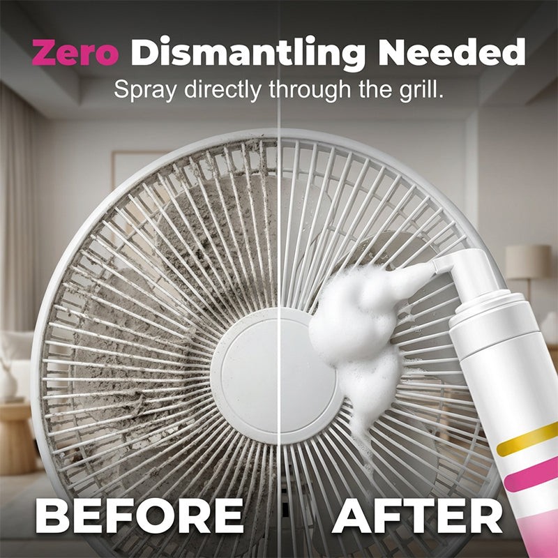 No-Rinse Fan Cleaner Spray