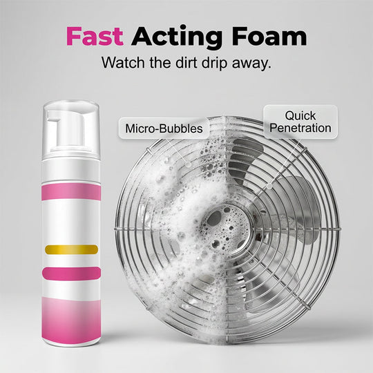 No-Rinse Fan Cleaner Spray
