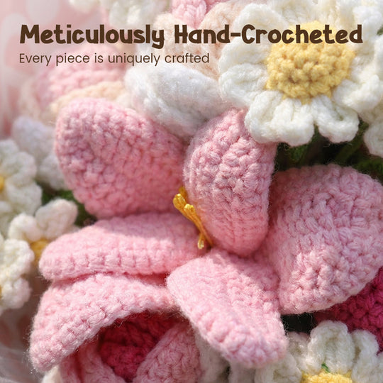 🔥 Handmade crocheted flower bouquet 💐✨