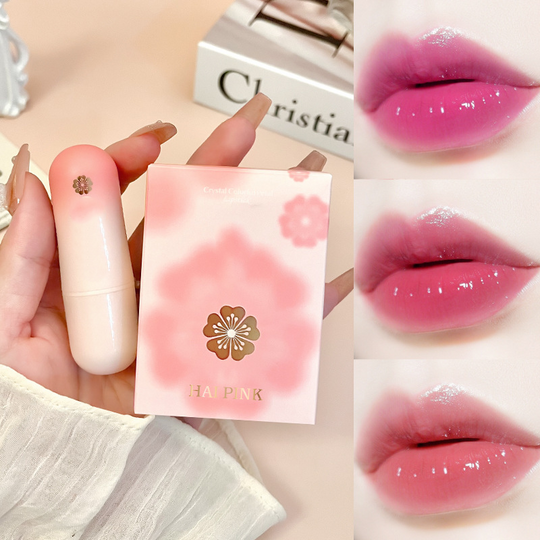 Flower Clear Jelly Lipstick With Temperature Change Color