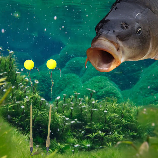 🎣 High Buoyancy Floating Ball Fishing Hook – Floats Naturally, Bites Instantly! 🐟💧 Keeps bait at the perfect depth – more strikes, less waiting. 🔴⚡