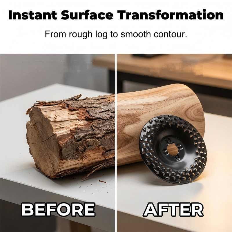 🔄 Angle Grinder Wood Carving Disc | Wood Sculpting Beast 🪵