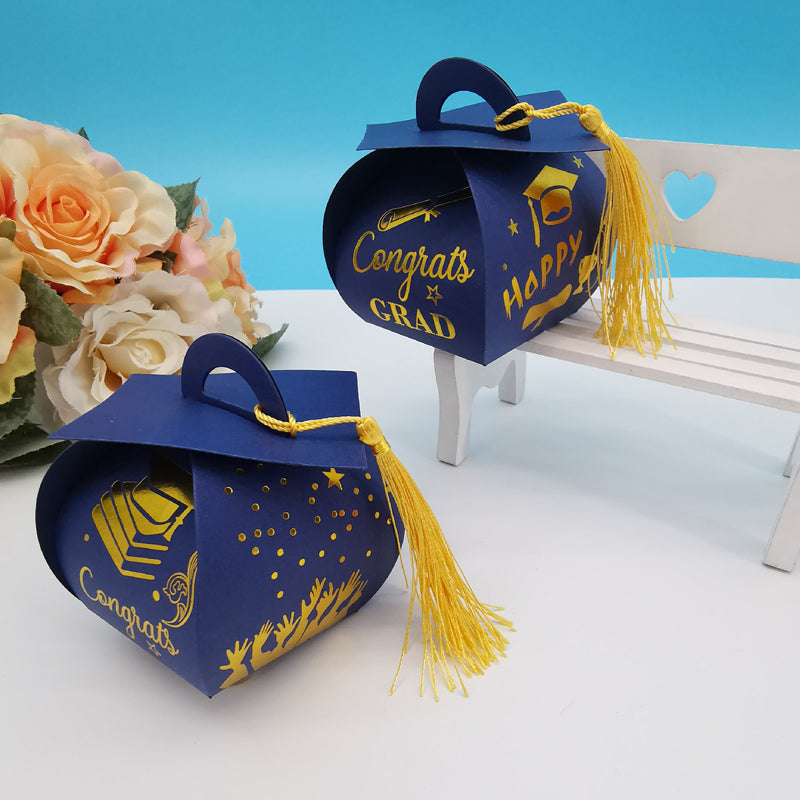 Mortarboard Shaped Party Favor Box