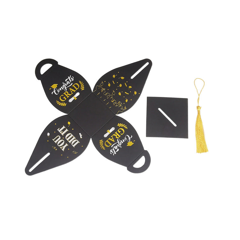 Mortarboard Shaped Party Favor Box