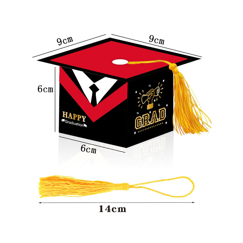 Mortarboard Shaped Party Favor Box
