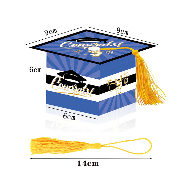 Mortarboard Shaped Party Favor Box