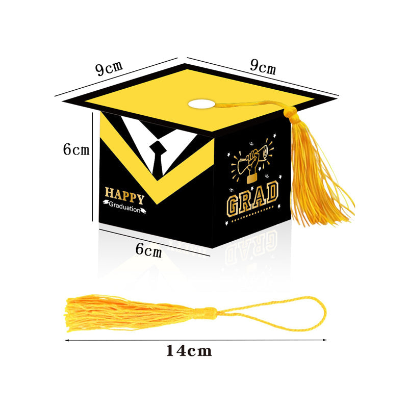 Mortarboard Shaped Party Favor Box
