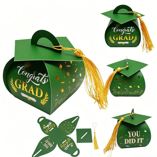 Mortarboard Shaped Party Favor Box