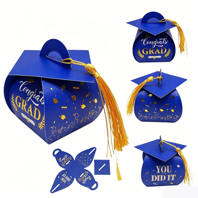Mortarboard Shaped Party Favor Box