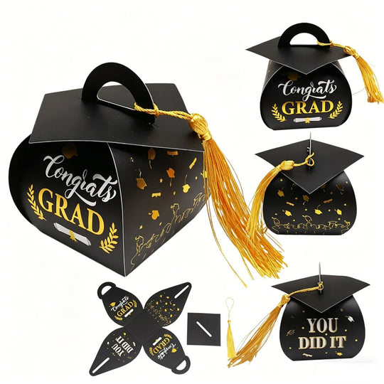 Mortarboard Shaped Party Favor Box