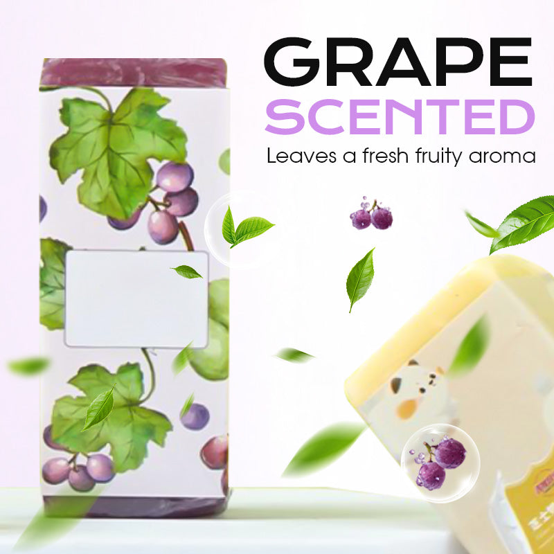💜 Final 3 hours Buy 1 Get 1 Free!! 💜Portable Grape-Scented Cleaning Soap - Suitable for Makeup Brushes and Clothing