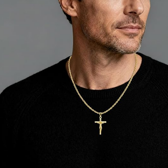 Crucifix Pendant Necklace for Men & Women