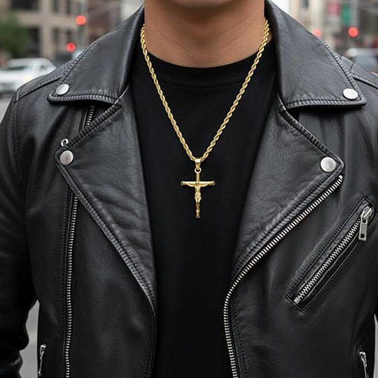 Crucifix Pendant Necklace for Men & Women